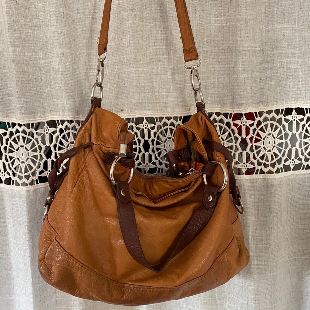 Slouchy leather bag